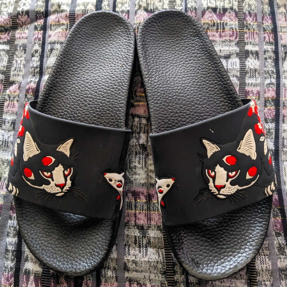 Monmon Cats Slide Sandals